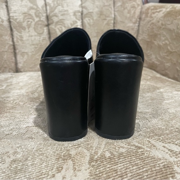 A New Day Womens Cheyenne Platform Clog Heels Black Size 7 NWT - Picture 5 of 9